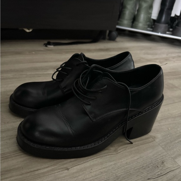 SOLD Ann Demeulemeester Derby Laced Shoes (Heeled) - Picture 2 of 7